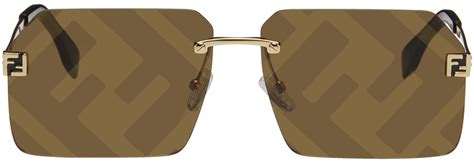 fendi brown gold sunglasses|fendi sunglasses catalogue.